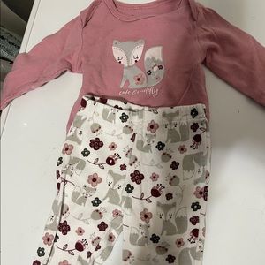Fox Baby Girl Outfit